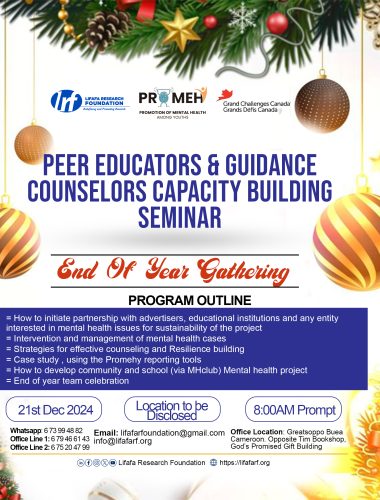 Empowering Peer Educators and Guidance Counselors: A Recap of Our Refresher Seminar and End-of-Year Celebration
